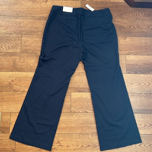 NWT LOFT Curvy Pinstripe Trousers 16 - Picture 3 of 8